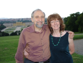 Preece with Ben Schneiderman at the 8th ERCIM Workshop "User Interfaces For All" in Vienna, Austria in June 2004.