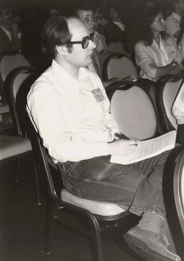 Nielsen at the ACM CHI Conference on Human Factors in Computing Systems in Boston, MA in April 1986.