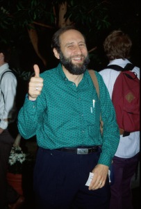 Ben Shneiderman at the ACM CHI Conference on Human Factors in Computing Systems in Monterey, California in June 1992.